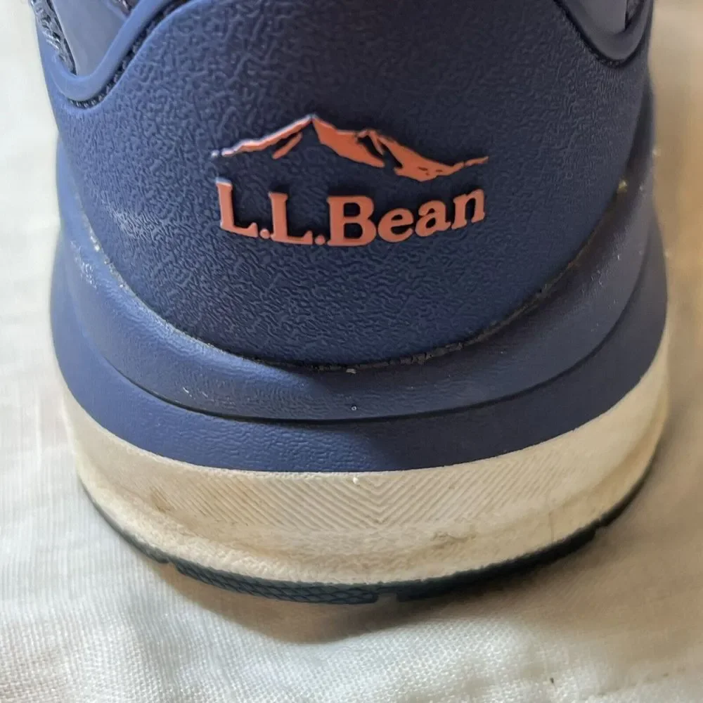 LL Bean Women's Boundless Fitness Sz 8.5‎ 504626 Blue Lace Up Sneakers Shoes